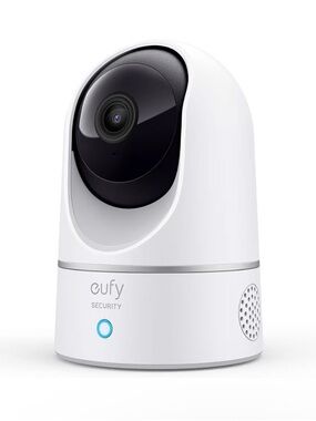eufy White Indoor Security Camera - 2K Pan & Tilt